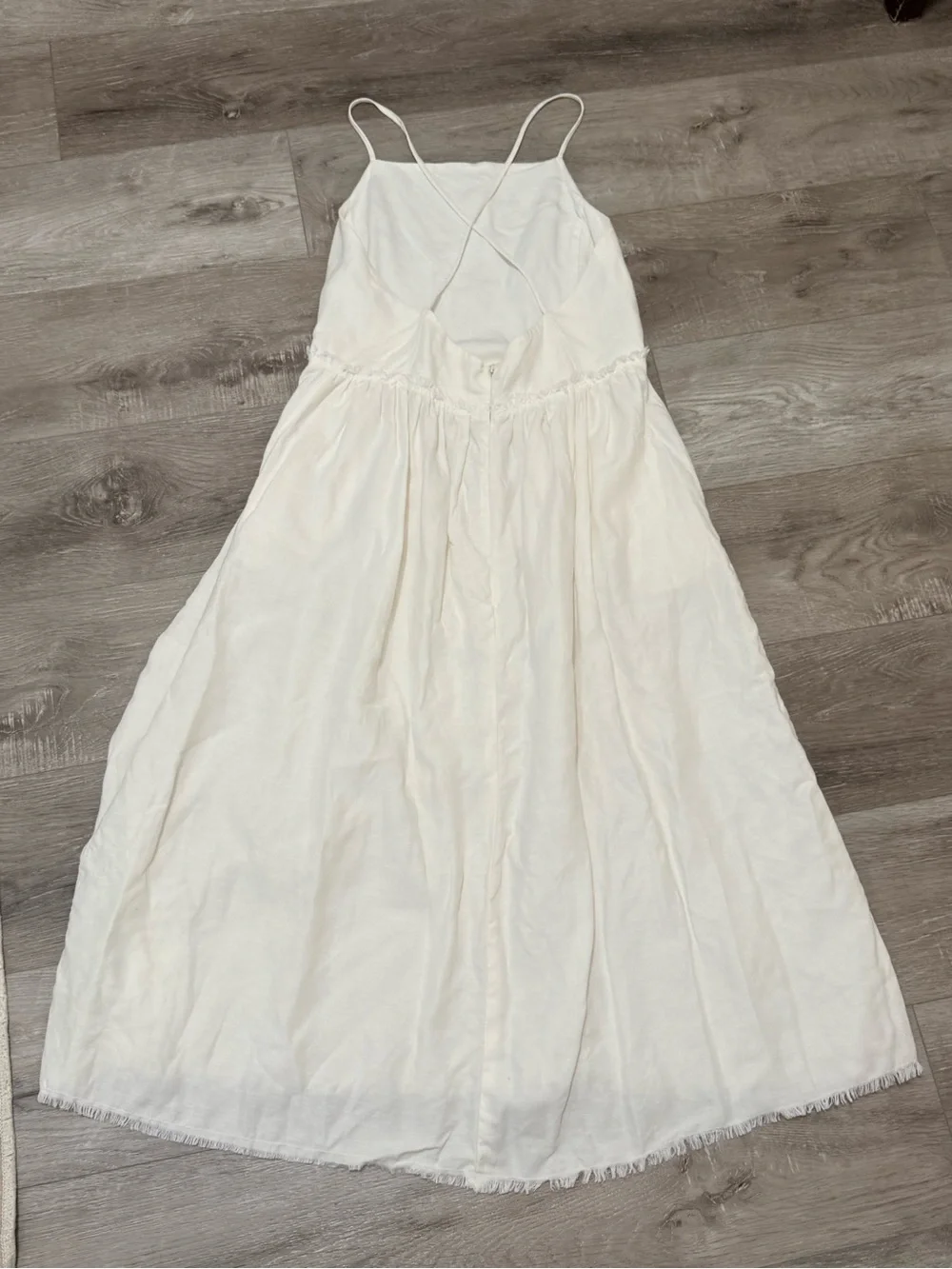 Le Fou Wilfred Hymne Frayed Linen Dress - Picture 3 of 5